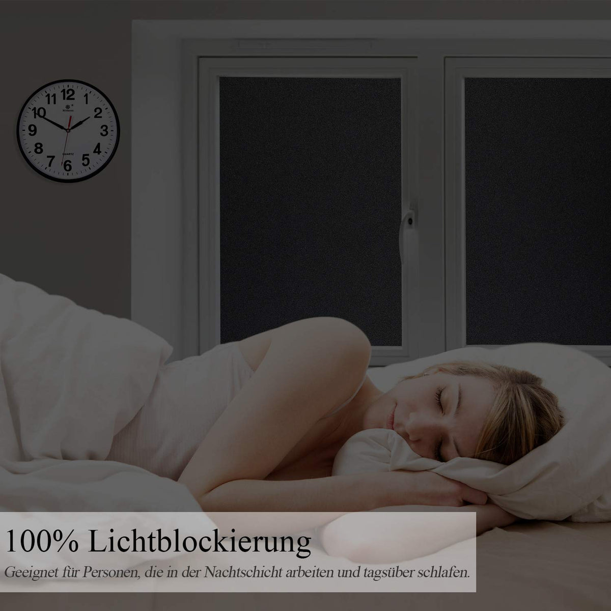 Folie geam HooTown Blackout 100% blocare lumina 23.6 x 78.7 in