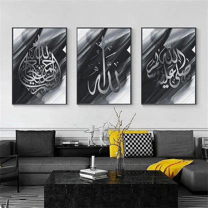 Tablou QPLGTU Marble Canvas Painting 60x90 cm, set 3 piese