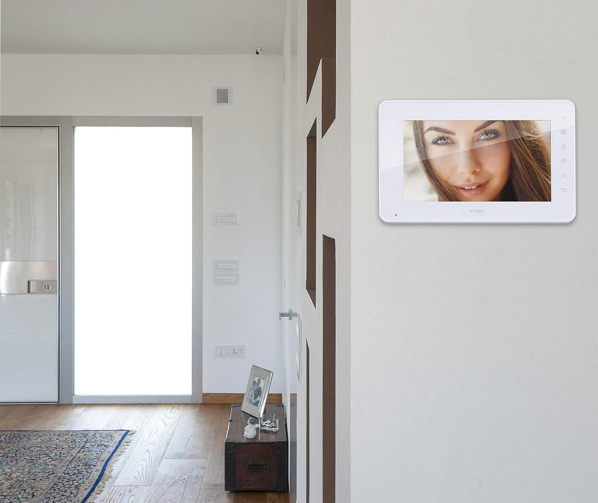 Set videointerfon VIMAR cu monitor LCD 7 inch, 1 familie