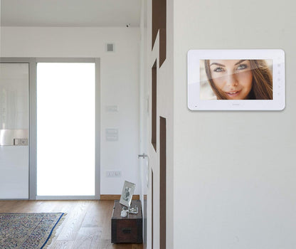 Set videointerfon VIMAR cu monitor LCD 7 inch, 1 familie