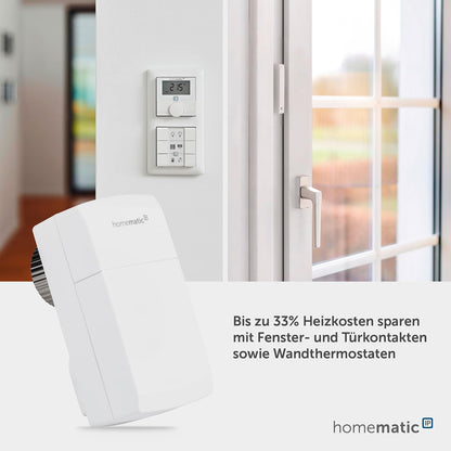 Termostat inteligent compact pentru radiator Homematic IP, marimea Compact