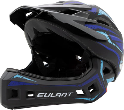 EULANT Kids Bike Helmets,Skate Helmet for Boys & Girls,Full Face Helmet with Chin Guard for Cycle Scooter Roller Skates Motorbike
