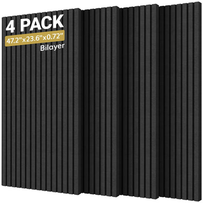 Panouri acustice TONOR 4 Pack 121.9 x 59.9 cm autoadezive