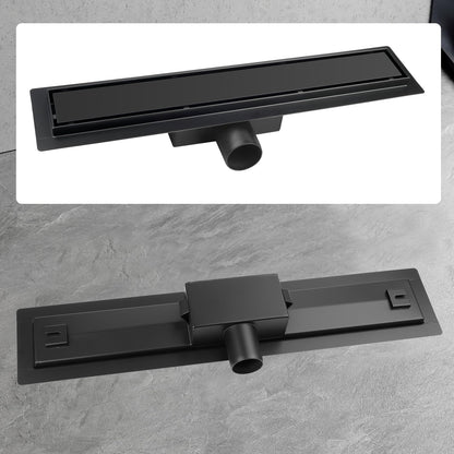Sifon dus iYueMps IYM-FD-003-900mm otel inoxidabil 900mm negru