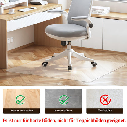 Covoras scaun SHAREWIN Clear 115 x 135 cm PVC pentru podele dure