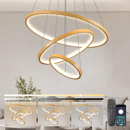 Lampa suspendata KSIBNW 3 Rings LED 45W 3800 lm, reglabila