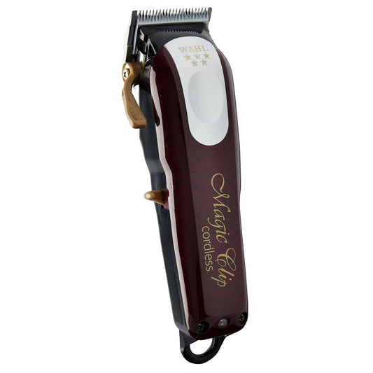 Wahl Professional 5 Star Magic Clip Cordless Clipper Stagger Tooth Blade Includes Attachments 100 Min Runtime 4 Colors