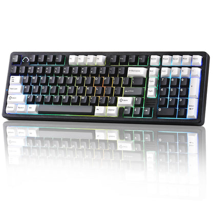 Tastatura YUNZII AL98 Wireless Mechanical RGB 8000mAh QMKVIA