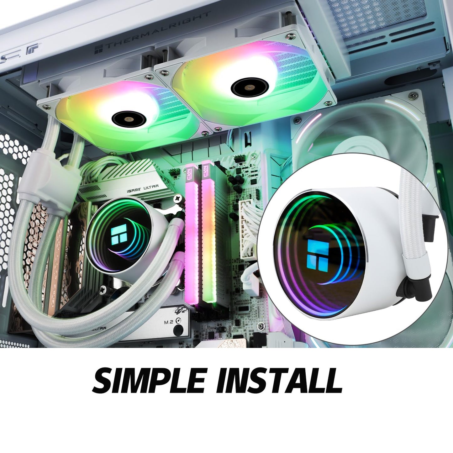 Cooler Procesor Thermalright Frozen Notte 240 White ARGB