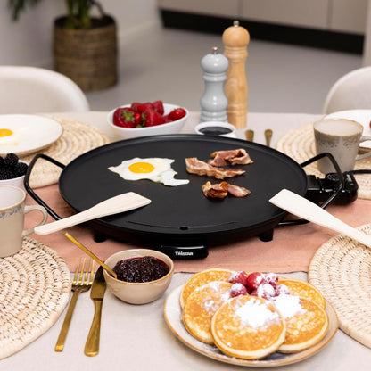 Plita grill Tristar BP-2787, diametru 40 cm, 2000 W, neagra