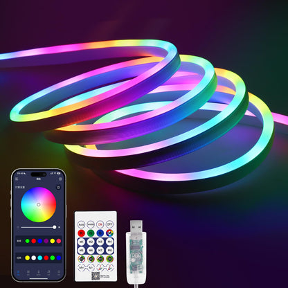 Banda LED BERIXDEEP RGB IC 3m 5V USB App Control IP65