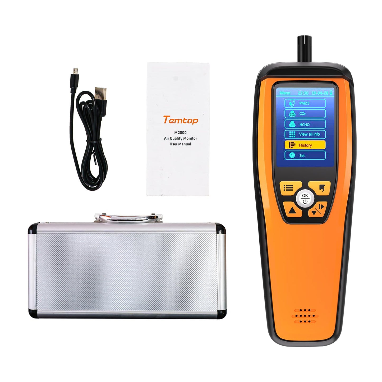 Monitor calitate aer Temtop M2000C-2nd CO2 PM2.5 PM10 TFT