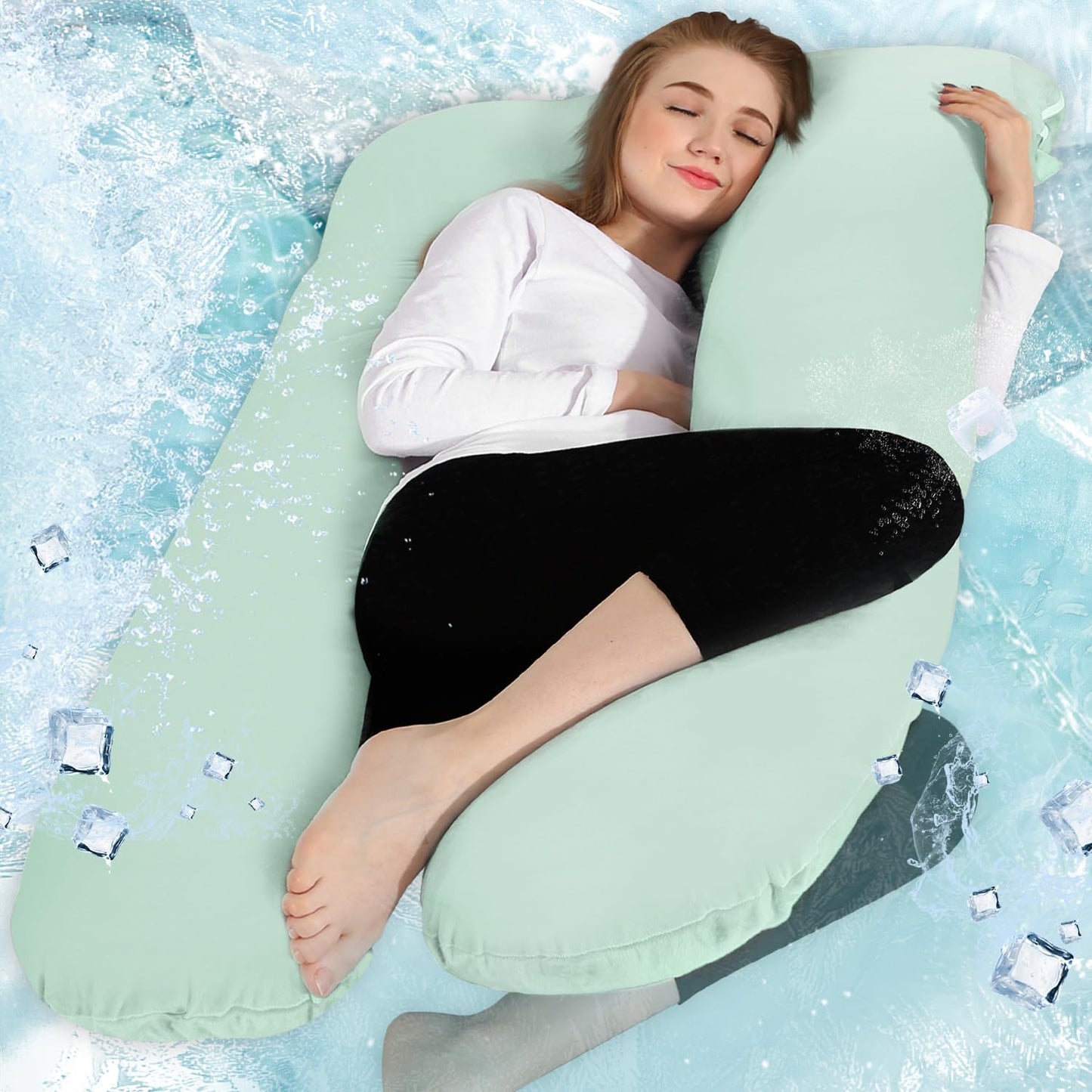 Perna gravide Chilling Home 55URZ U-shaped 140 x 70 cm gri