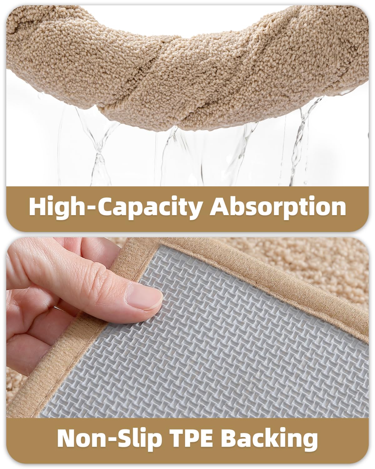 Covoras baie COLOR&GEOMETRY Bath Mat 44 x 76 cm antiderapant