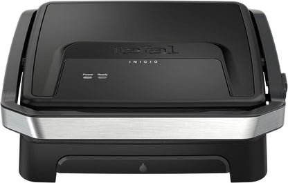 Grill de contact si panini Tefal Inicio Classic 2 in 1, 2000 W, negru