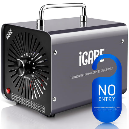 Generator ozon 30000 mg/h ICARE cu timer 120 min, eliminare mirosuri 300 mp