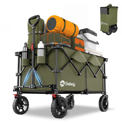 Carucior pliabil Sekey XXL Plus 200 L, 200 kg, roti off-road