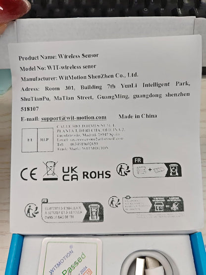 [Bluetooth 5.0 Accelerometer+Inclinometer] WT9011DCL MPU9250 High-Precision 9-axis Gyroscope+Angle(XY 0.2° Accuracy)+Magnetometer with Kalman Filter, Low-Power 3-axis AHRS IMU Sensor for Arduino