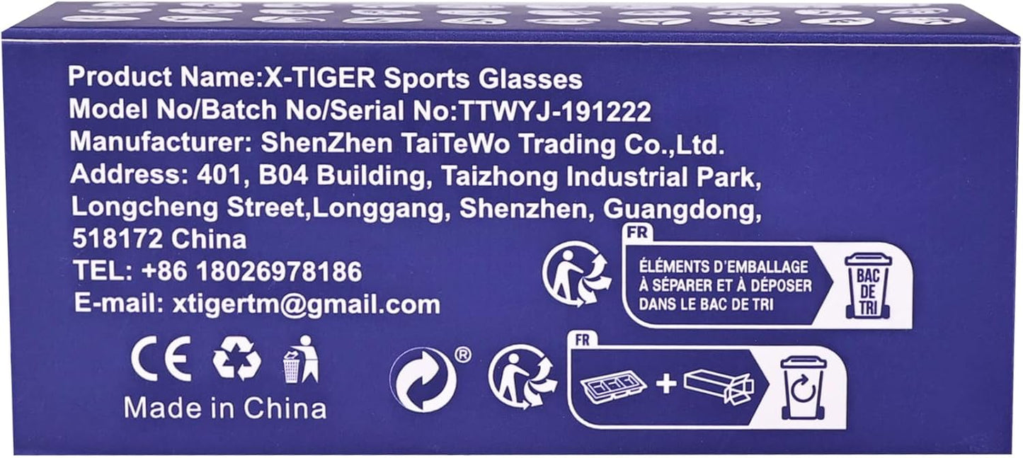 X-TIGER Children's Cycling Glasses Polarised Sports Glasses UV400 for Boys Girls Age 6-14 Years Outdoor Sports Sunglasses