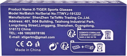 X-TIGER Children's Cycling Glasses Polarised Sports Glasses UV400 for Boys Girls Age 6-14 Years Outdoor Sports Sunglasses