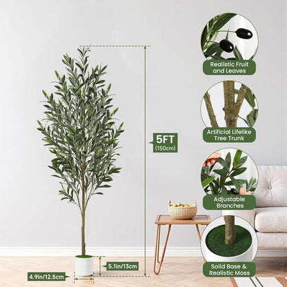 Maslin artificial Alupssuc 150 cm, marime selectata 381,0 cm