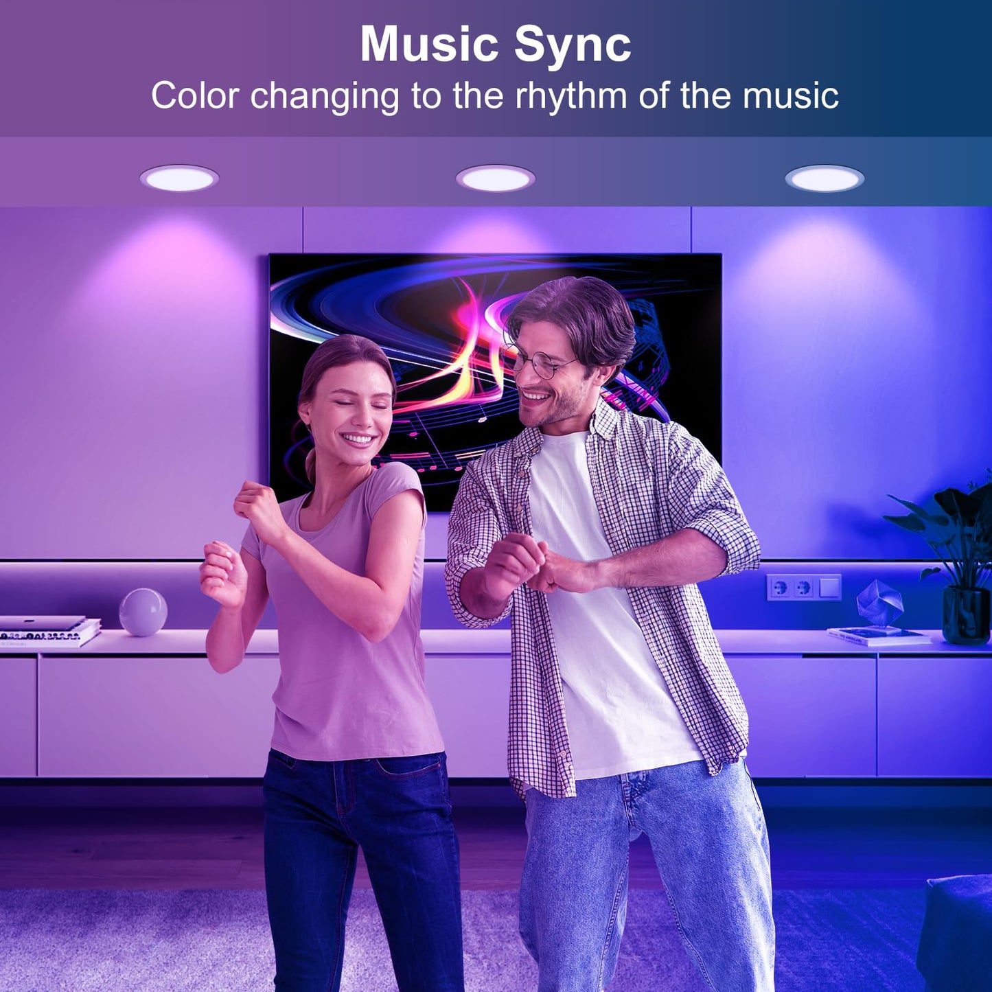 Spot LED DUSKTEC RGB Alexa 10W 1000 lm Bluetooth APP