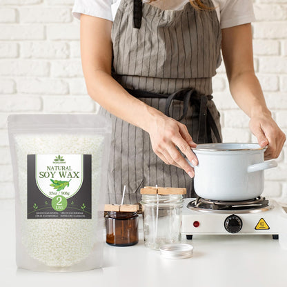 Ceara naturala de soia Waxcanpy pentru lumanari, 20lb