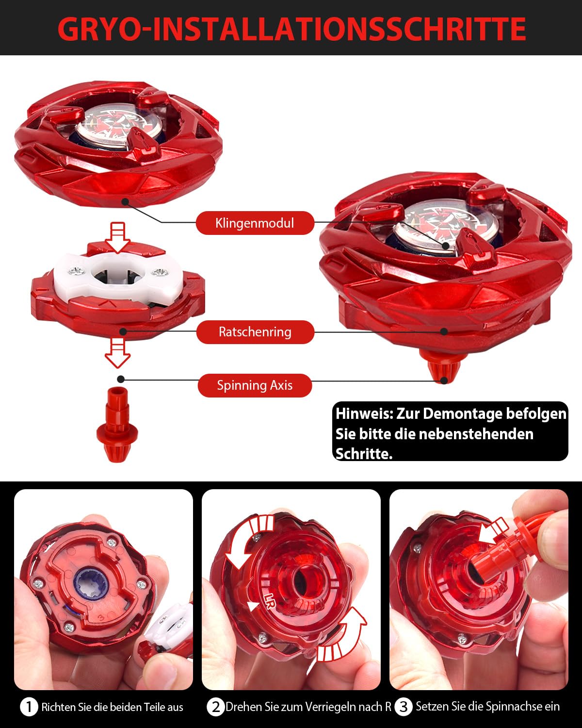 Jucarie titirez Set spinning top DEZAWRTY X4-12 piese cu 12 topuri si 2 lansatoare