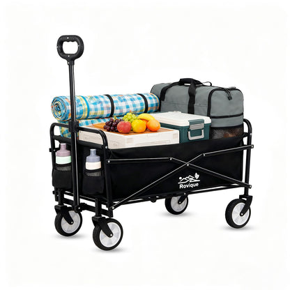 Carucior pliabil Rovique RWK-001 80 kg, maner reglabil, metal