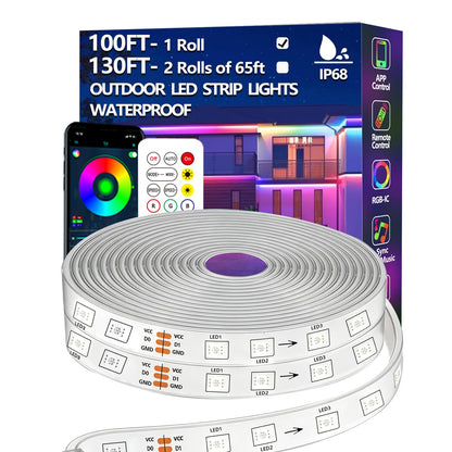 Banda LED Outdoor Magic Lantern 20 M IP68 RGB Bluetooth 24V
