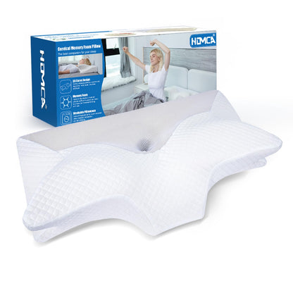 Perna cervicala HOMCA HCCP-01 Memory Foam ergonomica 60x35 cm