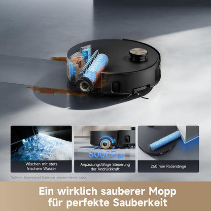 Aspirator robot dreame Aqua10 Roller cu mop AquaRoll, 30.000 Pa