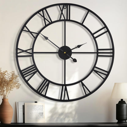 Ceas de perete HAITANG Vintage 47 cm silentios, analog, quartz