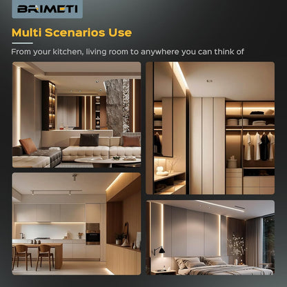 BRIMETI Ruban LED Exterieur Etanche 15M 220V Bande Neon LED Flexible Jaune Bandeau Outdoor IP65 10MM Silicone Découpable Imperméable Intérieure, Inclus Adaptateur Secteur, pour Cuisine