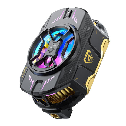 Black Shark FunCooler 3 Pro Mobile Phone Cooler Fan Fast Cooling Sleep Timer Function as Phone Stand Physical Switch 5 Speed Cooling Performance Quiet Gaming for Tiktok Live Streaming