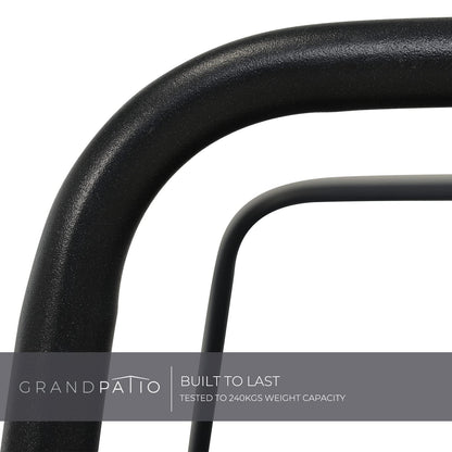 Set mobilier gradina Grand patio 4 piese, cadru otel, bej