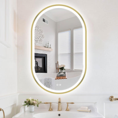 Oglinda baie Sbagno 100x60 cm LED anti-aburire