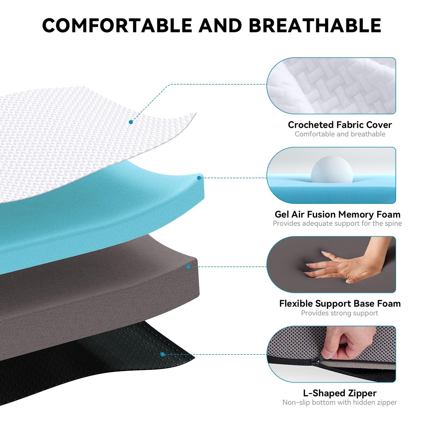 Saltea pliabila Autsel Klappmatratze Memory Foam 65 x 195 cm