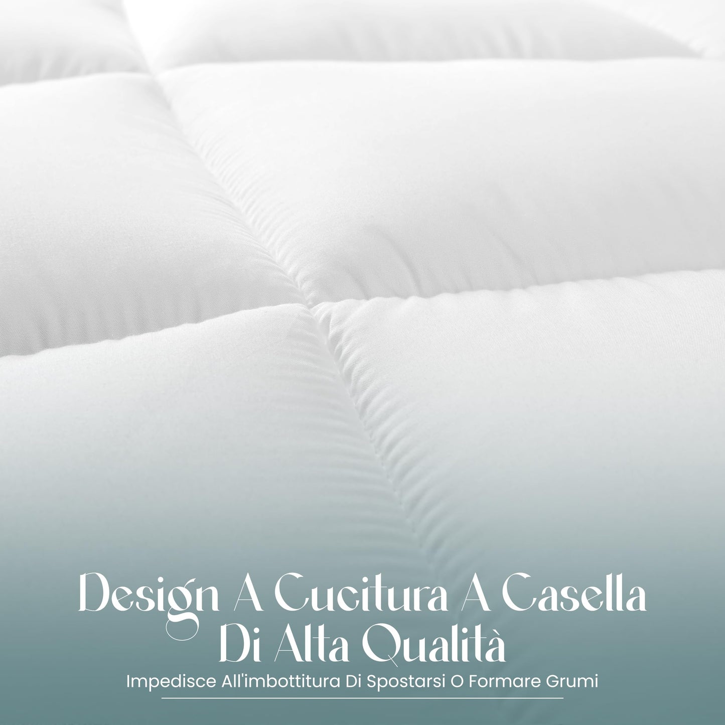 Pilota Utopia Bedding EU0021 200 x 200 cm microfibra alba