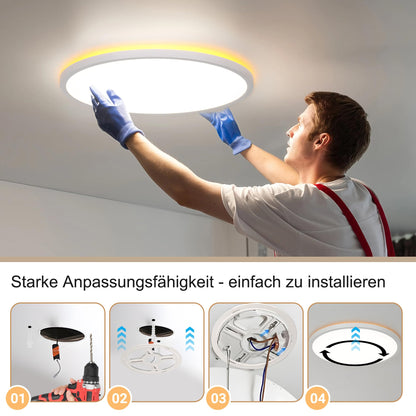Plafoniera MoonYard LED 40 cm 36W 3900 lm cu telecomanda