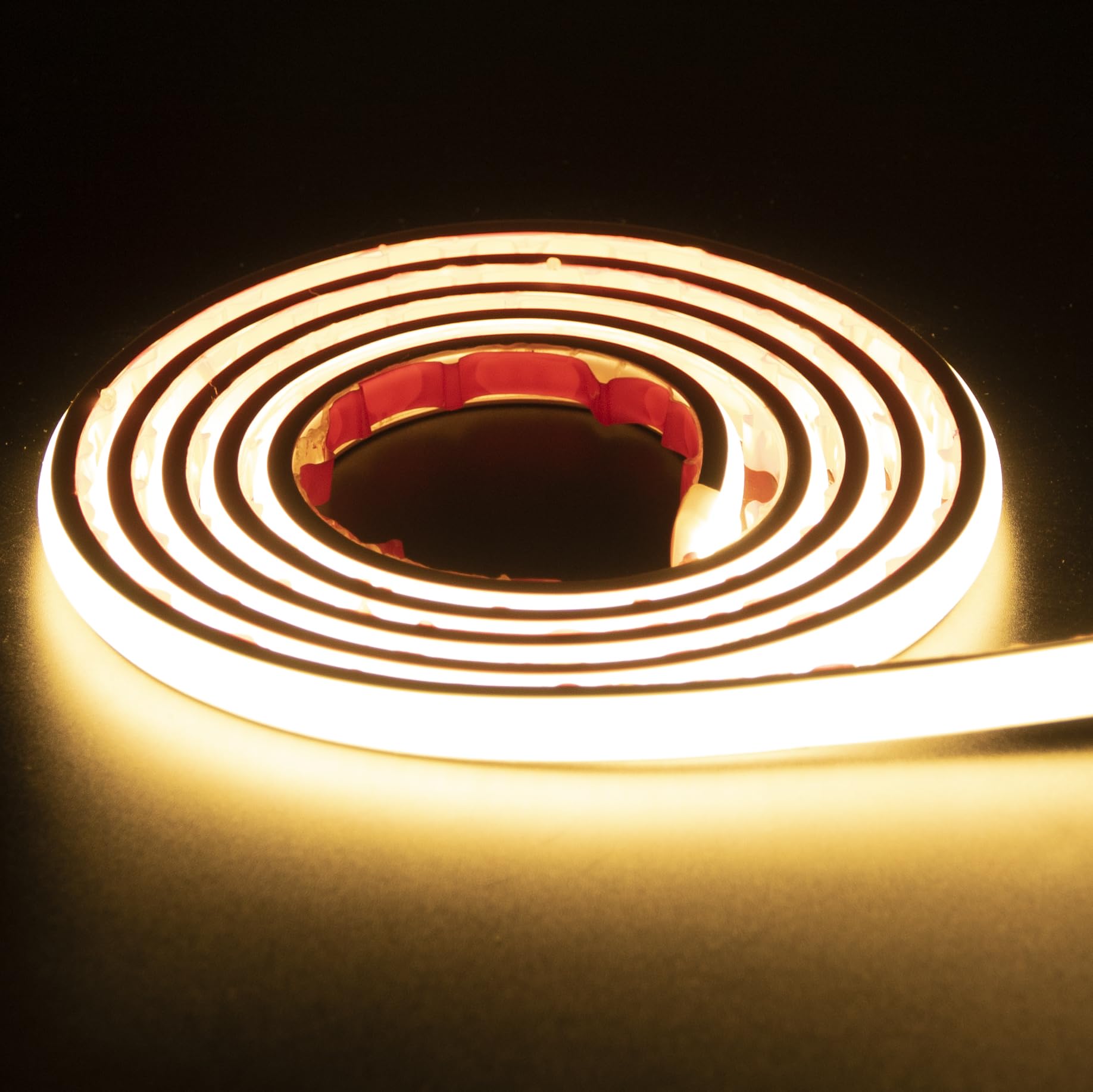 pcning COB LED Strip, 3 Metres, Self-Adhesive Cool White, Waterproof IP67, 3 m LED Strip Light, 230 V, Direct Connection with Plug (Cool White, 3)