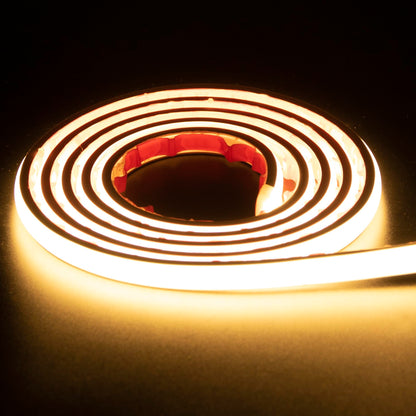 pcning COB LED Strip, 3 Metres, Self-Adhesive Cool White, Waterproof IP67, 3 m LED Strip Light, 230 V, Direct Connection with Plug (Cool White, 3)