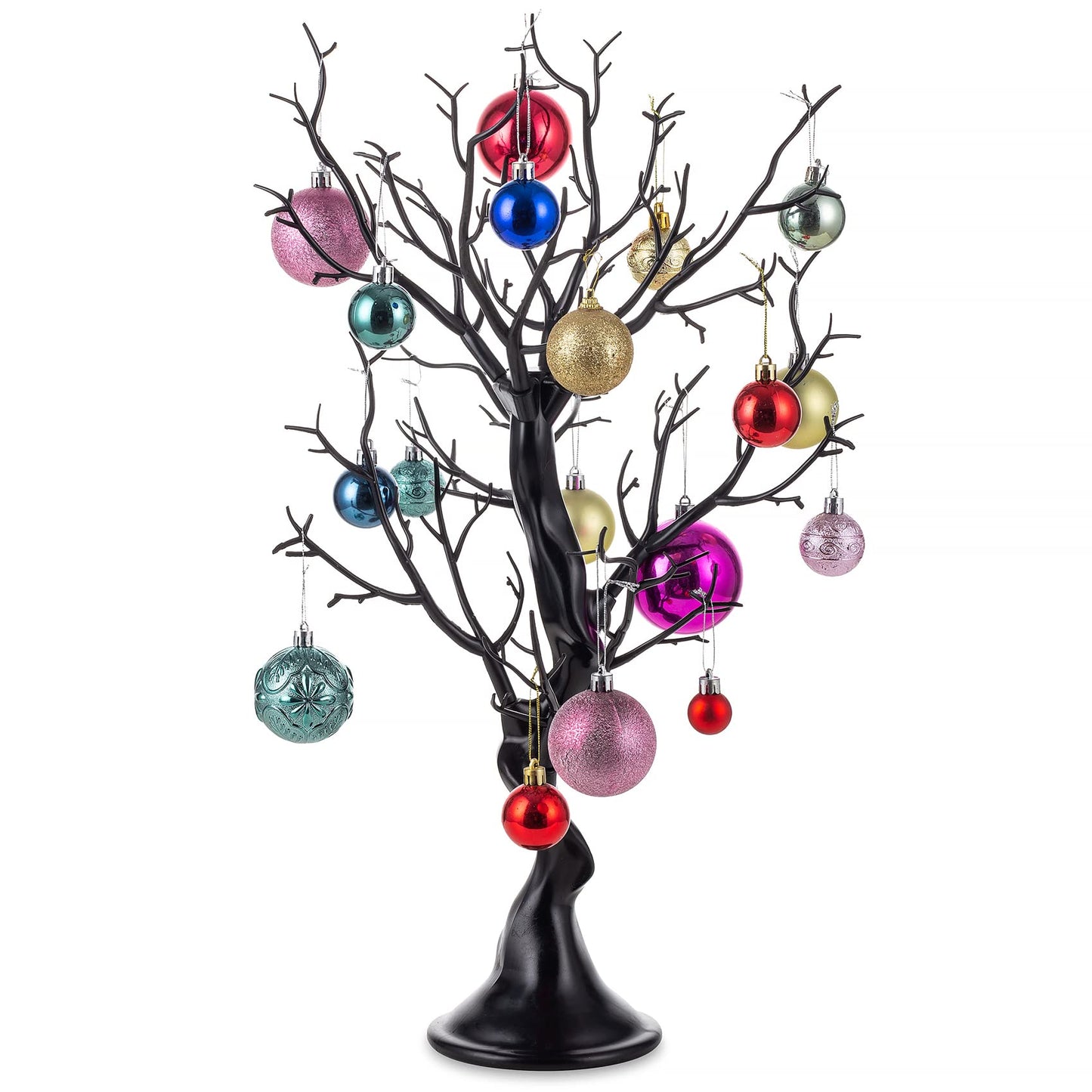 Brad decorativ NUPTIO Twig alb 75 cm pentru masa si vitrina
