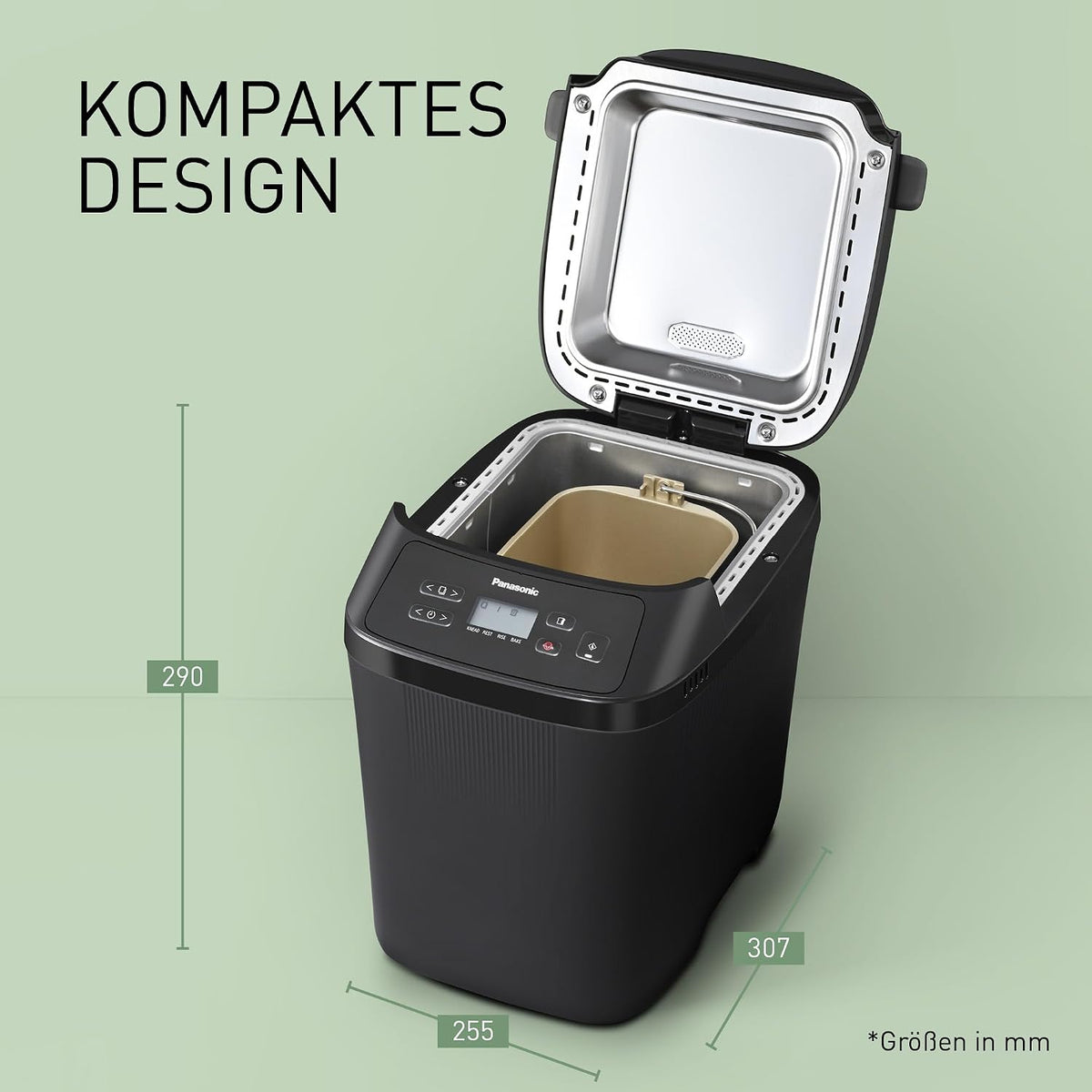 Masina de facut paine Panasonic SD-PN100KXC compacta cu 18 programe fara gluten
