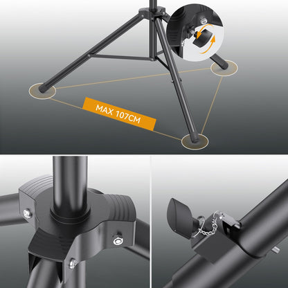 Suport dartboard SOLLA ajustabil metalic 173 cm, tripod portabil
