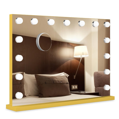 Oglinda cosmetica Bayt Hollywood 58x46 cm LED 10x magnifiere