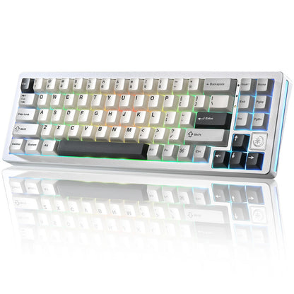 Tastatura YUNZII AL71 71 taste aluminiu CNC RGB wireless