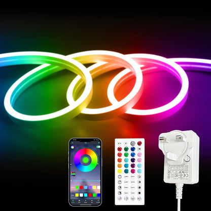 Banda LED RGB 15m Neon Rope Light App Remote IP65 Outdoor