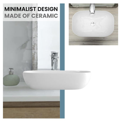 Lavoar MAGIC SELECT L7981 ceramic anti-pata 48x23,5x11,5 cm