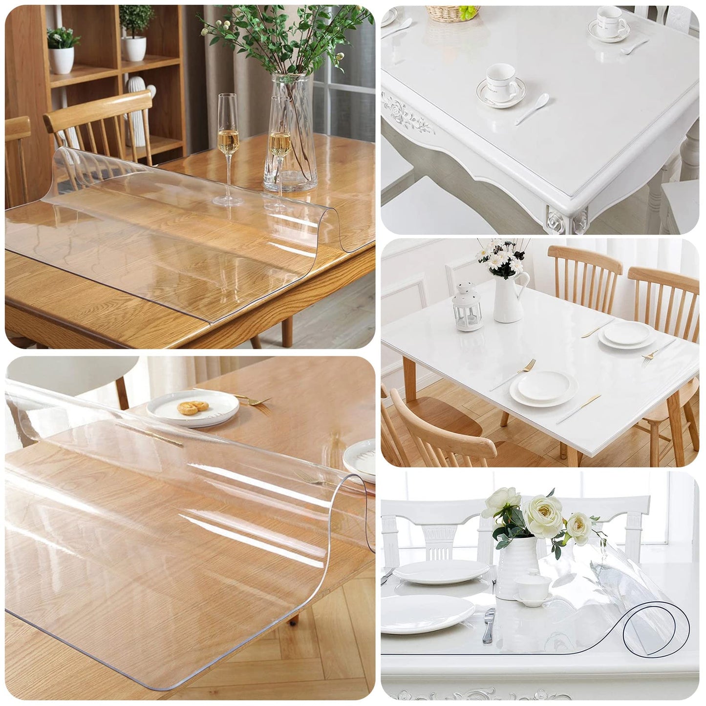 Fata de masa GHIBFBT Transparent 2 mm PVC impermeabil, taiabila